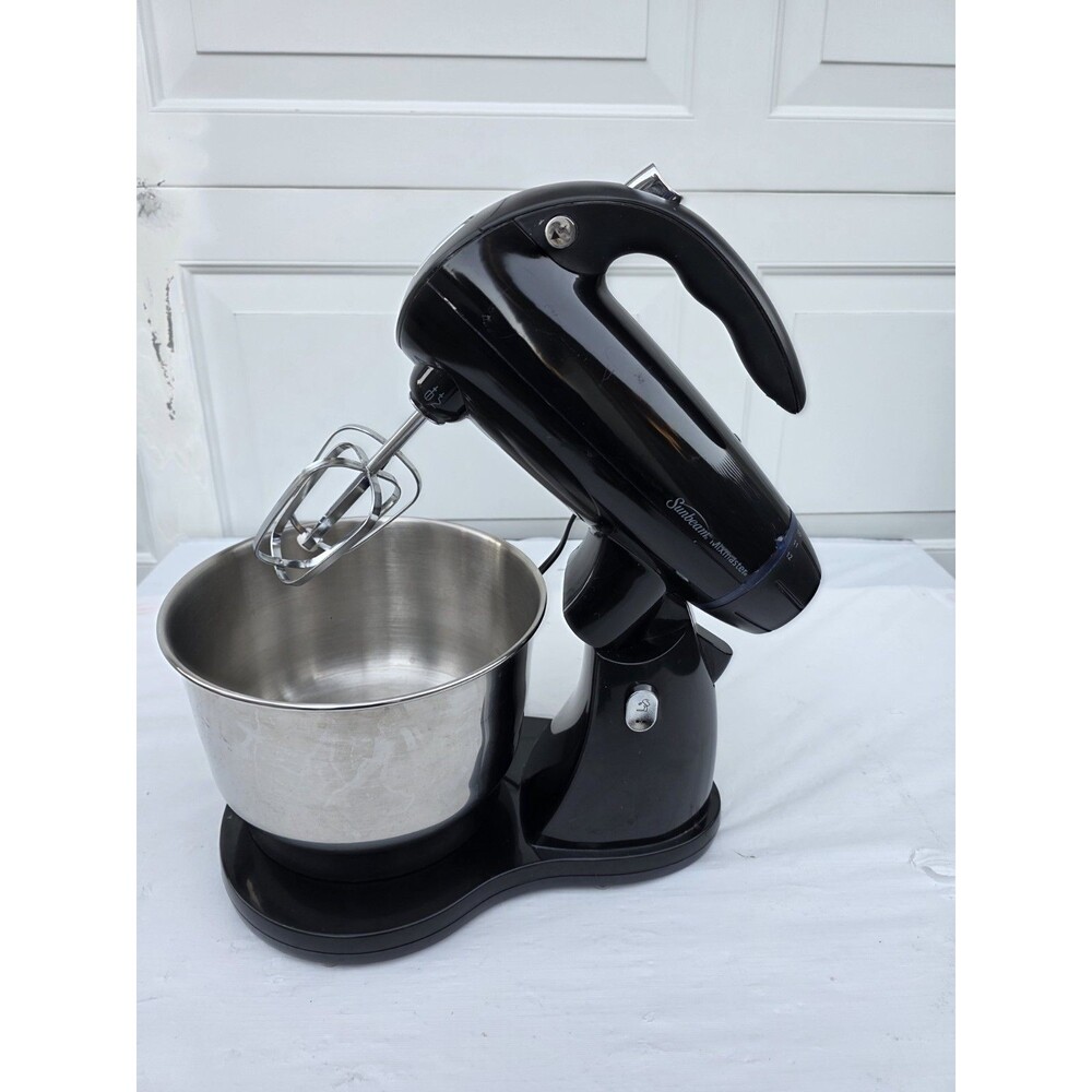 Sunbeam MixMaster 2594 Stand Mixer 12-Speed 350W Black w/ Stainless Bowl